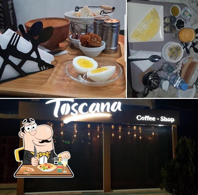 Toscana Coffee-Shop se distingue par sa nourriture et extérieur