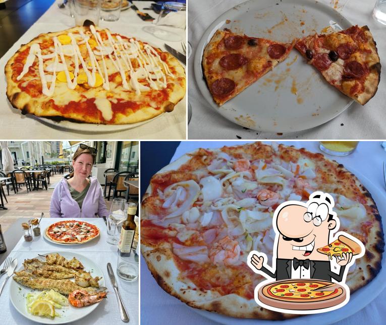 A Ristorante Moletto, puoi goderti una bella pizza