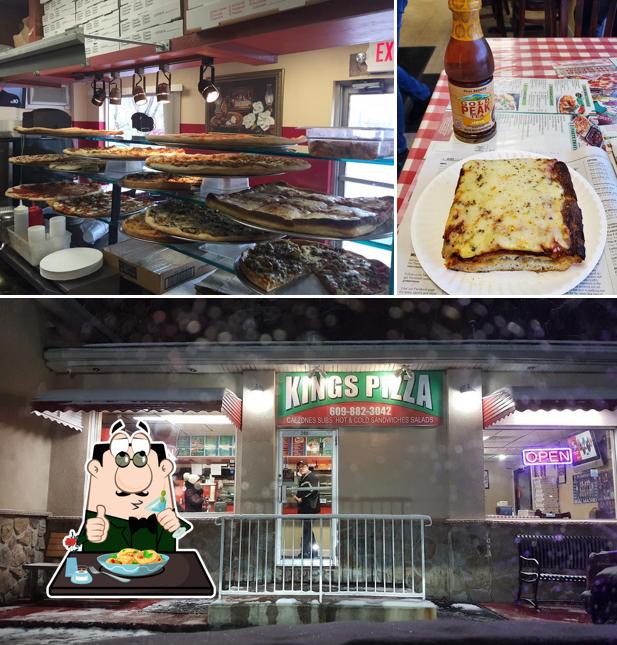 The image of King's Pizzarama’s food and beer