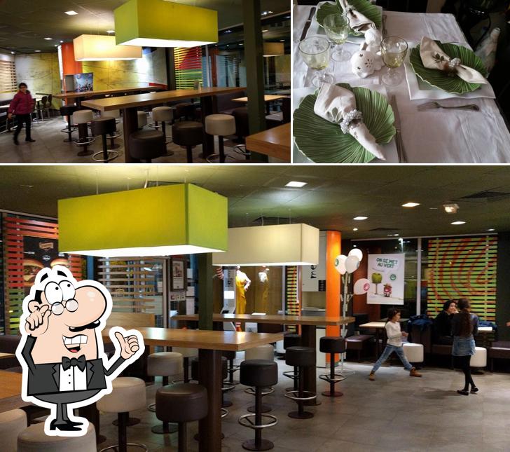 L'intérieur de McDonald's