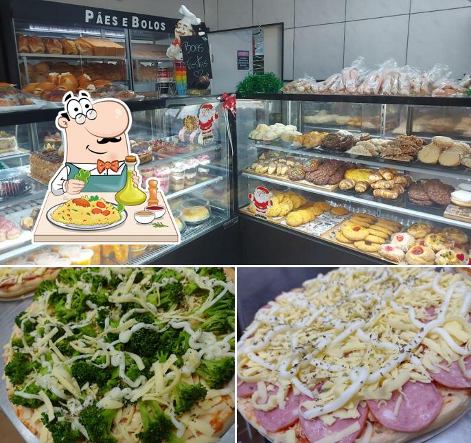 Comida em Panificadora dos gaúchos