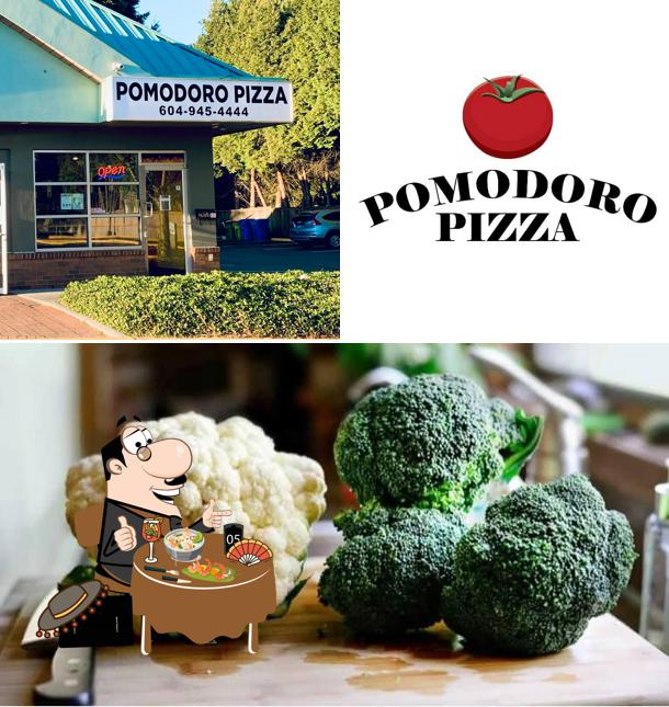 Nourriture à Pomodoro Pizza