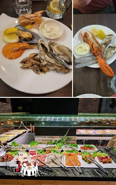 Try out seafood at Ô Tour des Grillades