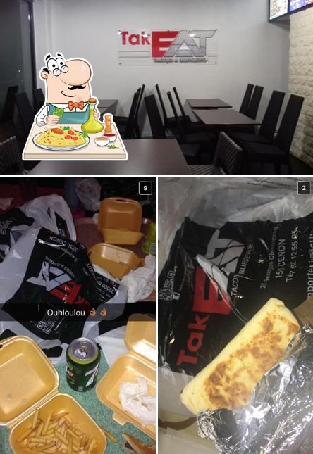 Las fotos de comida y interior en TakEat Cenon Tacos & Burgers
