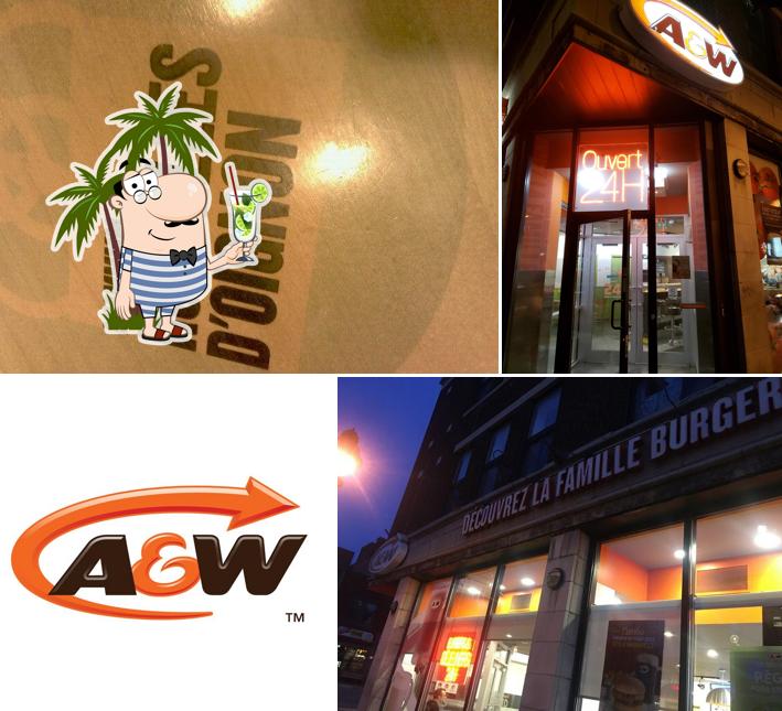 Here's a pic of A&W Canada