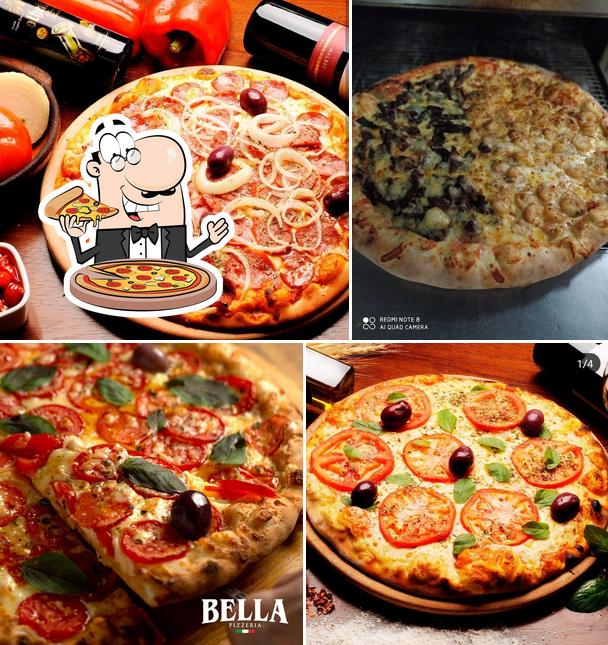 Peça diversos tipos de pizza