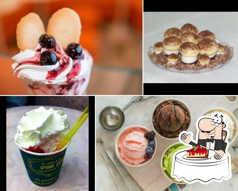 Gelateria Cream Garden propose une sélection de desserts