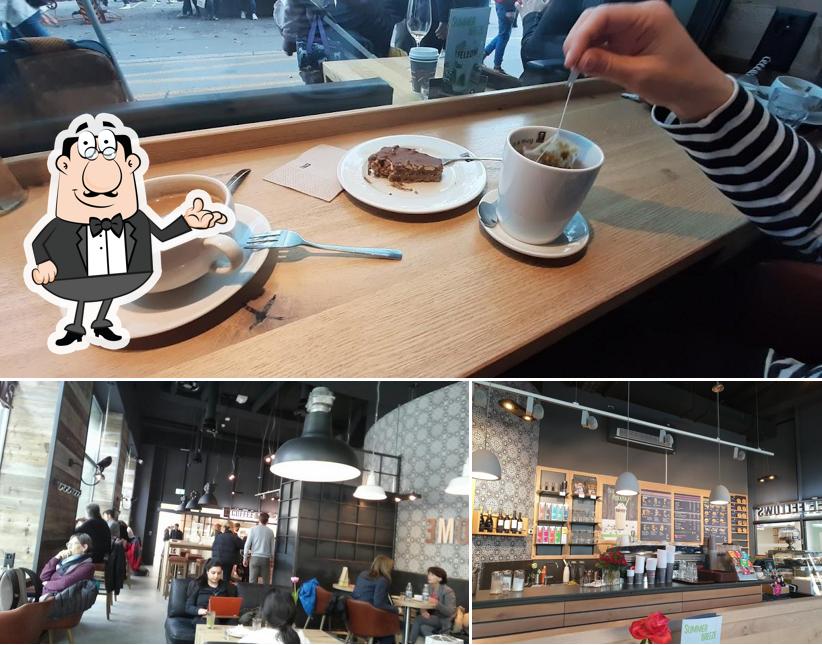 Dai un'occhiata agli interni di Coffee Fellows - Kaffee, Bagels, Frühstück