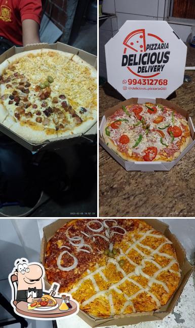 No Delicious Pizzaria, você pode pedir pizza