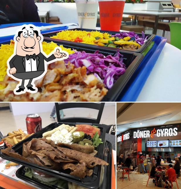 Among various things one can find interior and beverage at Doner & Gyros - Al Barsha Mall