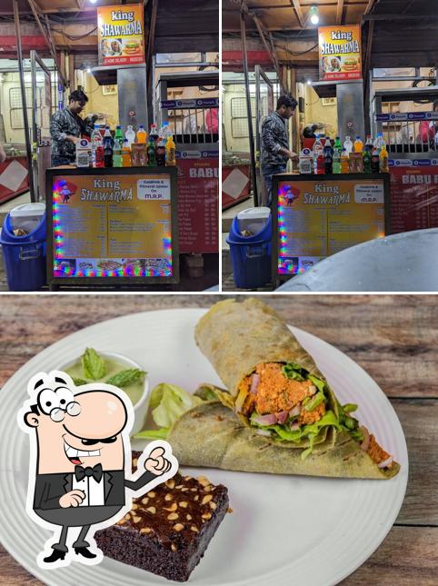 The interior of King Shawarma