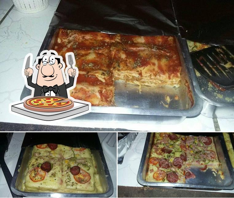 Consiga diferentes variedades de pizza