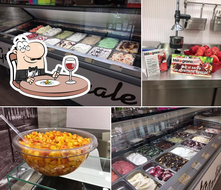 Cibo al Gelateria Artigianale ai TIGLI