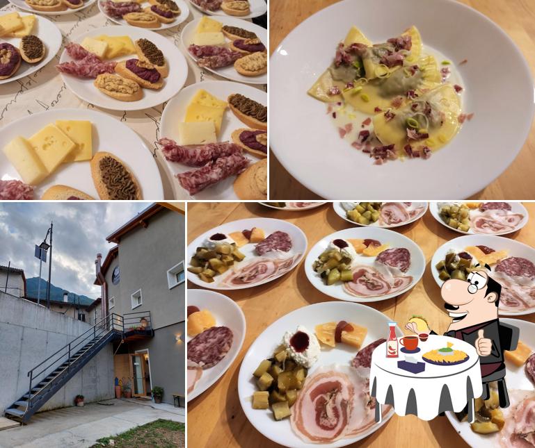 Piatto di formaggi al Chiocciola di Bosco Agriturismo