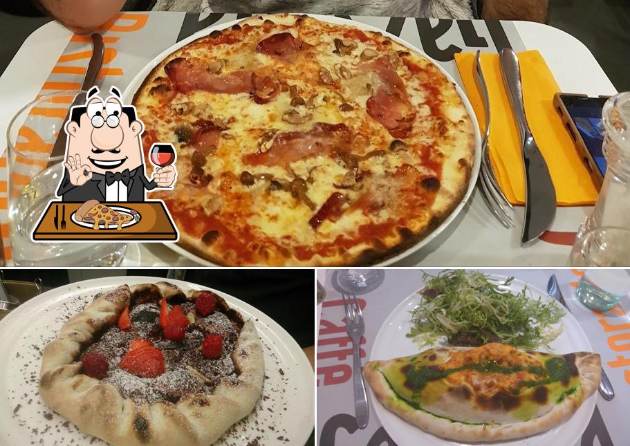 Prenez différents genres de pizzas