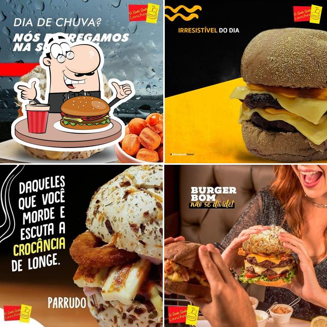 Os hambúrgueres do Si Qués Qués Lanches irão satisfazer uma variedade de gostos