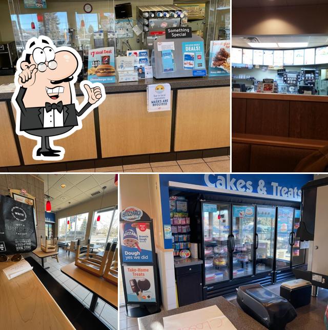 L'intérieur de Dairy Queen