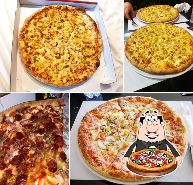 Prenez différents types de pizzas