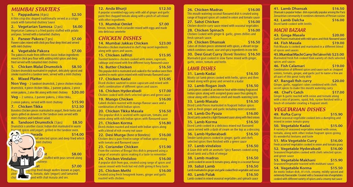 Mumbai Curry in Everton Park Restaurant menu and reviews