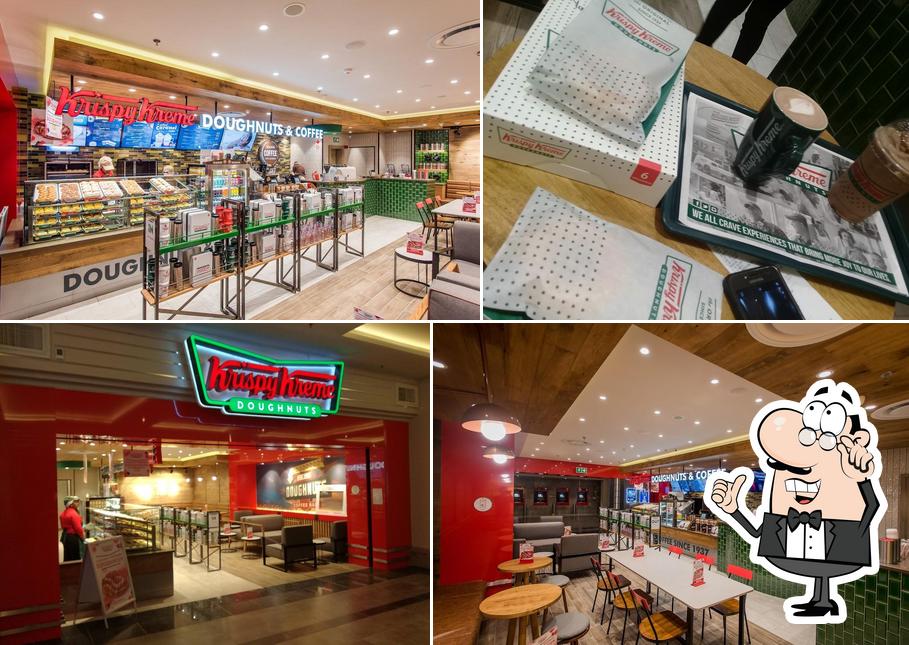 L'intérieur de Krispy Kreme