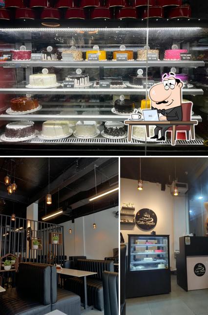 The interior of Cake Studio Areekode