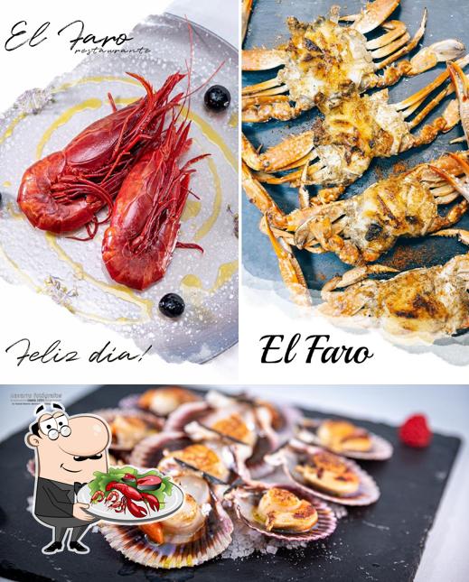 Toma marisco en El Faro Restaurante Vila-real
