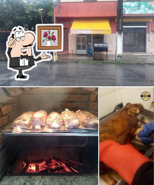 O interior do Frango Assado da Hora Ubatuba