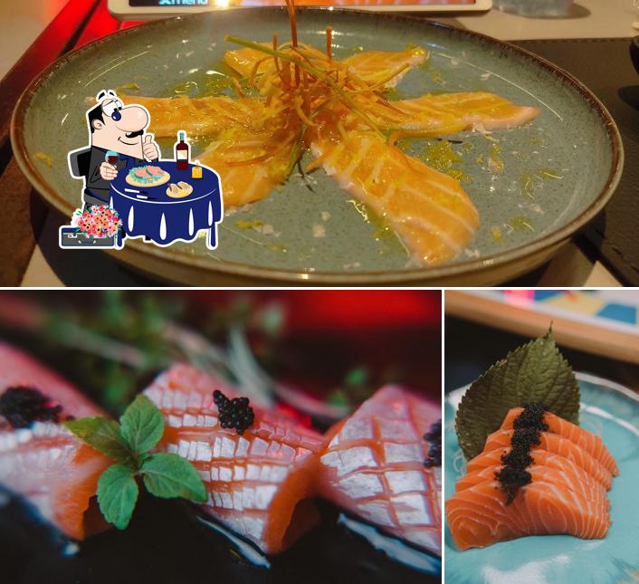 Sashimi em Go Sushi Bar