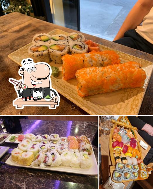 Les sushi sont disponibles à Sachiko