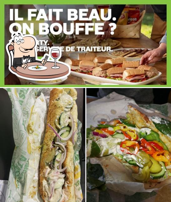 Nourriture à Subway