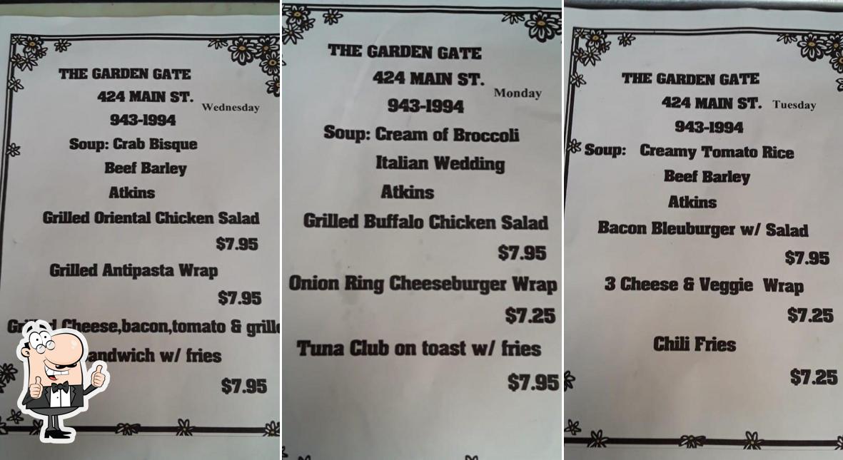 Garden Gate in Catskill Restaurant menu and reviews