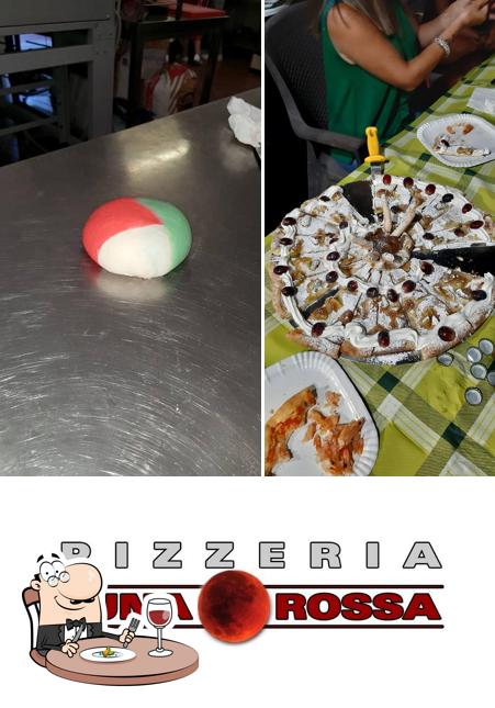 Platti al Pizzeria Luna Rossa