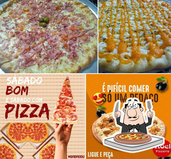 Escolha pizza no Noel Pizzas