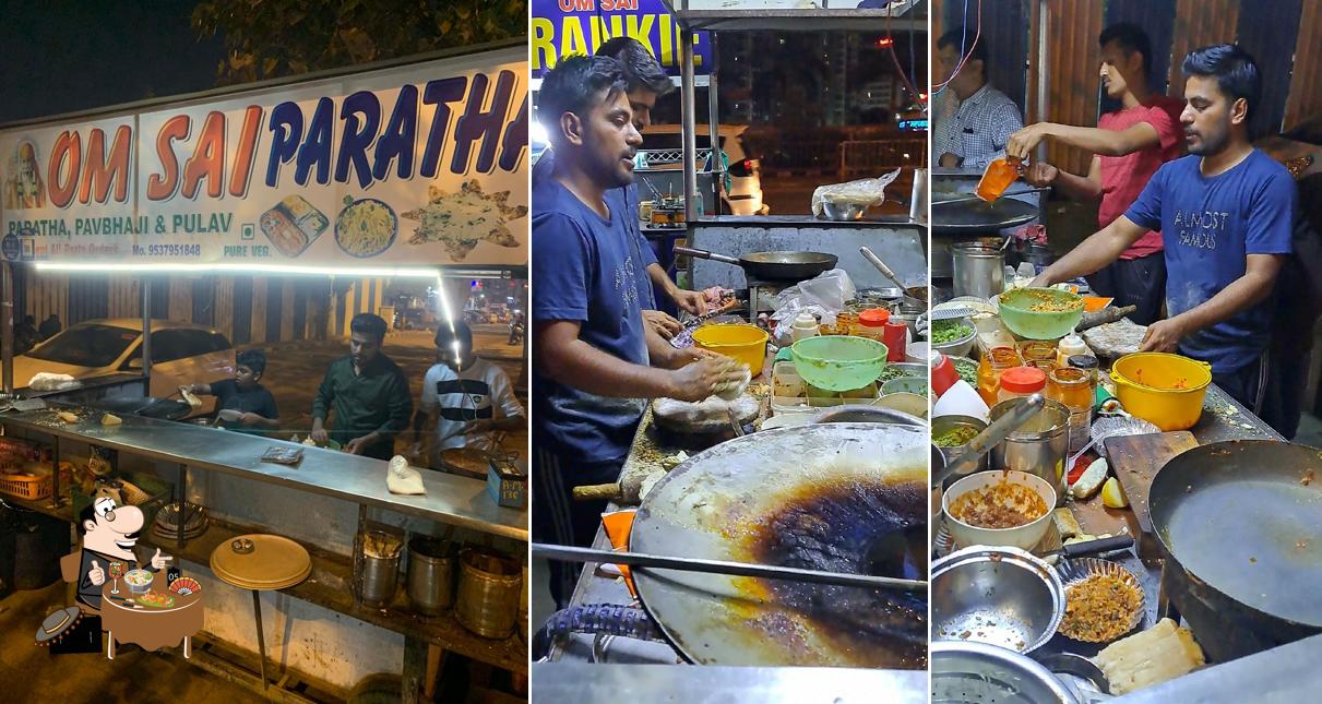 Food at Om Sai Paratha