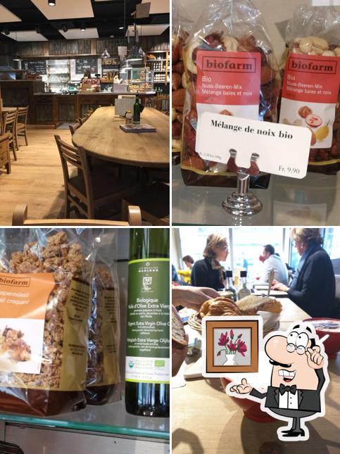 Gli interni di Le Pain Quotidien