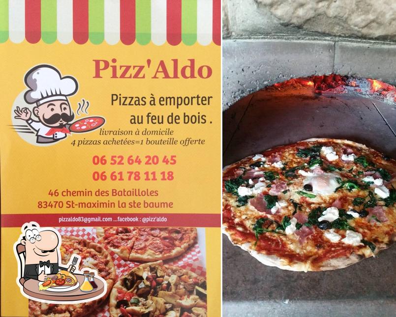 A Pizz'aldo, vous pouvez essayer des pizzas