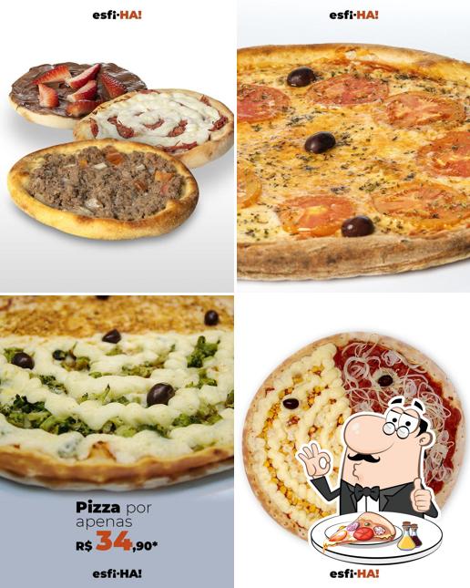 Escolha pizza no Esfi-HA