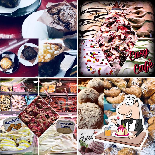 Easy Cafè serve un'ampia varietà di dolci