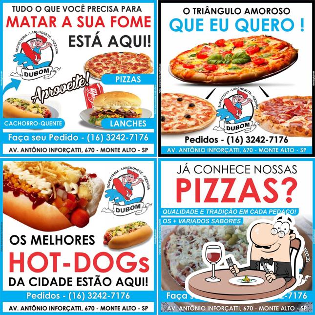 Comida em Dubom Lanchonete Pizzaria e Doggeria