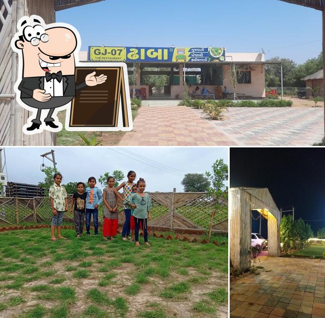 The exterior of GJ07 Dhaba