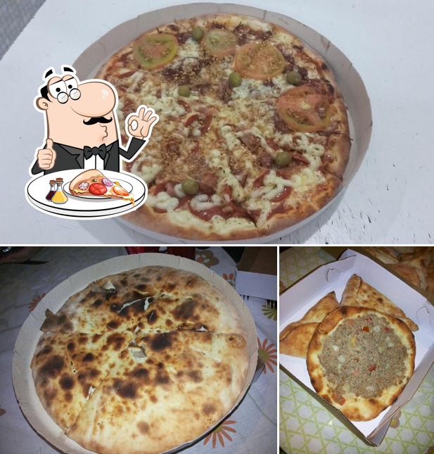 Escolha pizza no Lig Esfiha Faraó II