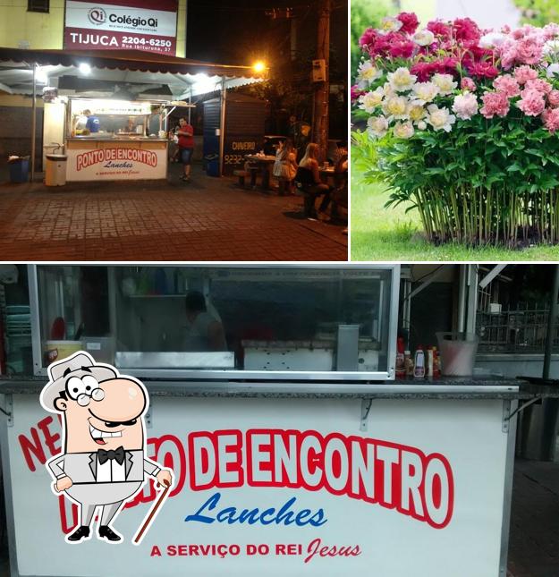 O exterior do Ponto de Encontro Lanches