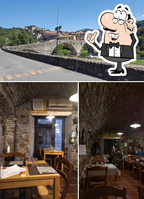 Tra le diverse cose da Trattoria Della Bietola Di Dani Alfonso E Massari Giuliana si possono trovare la interni e esterno