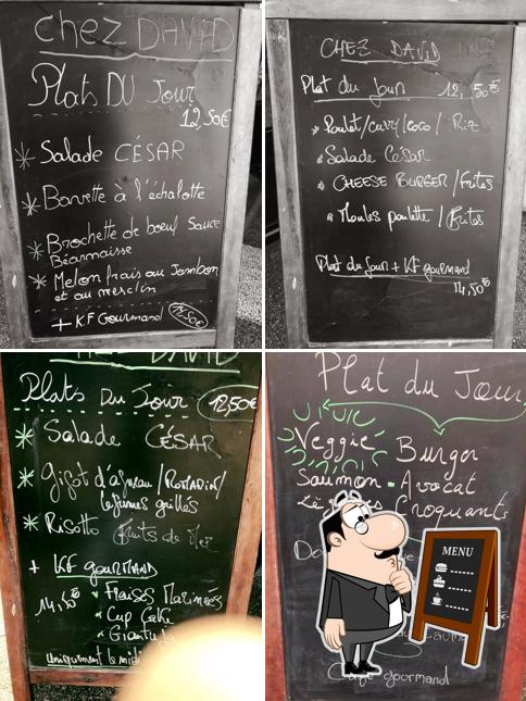 Le menu du tableau liste les options disponibles)