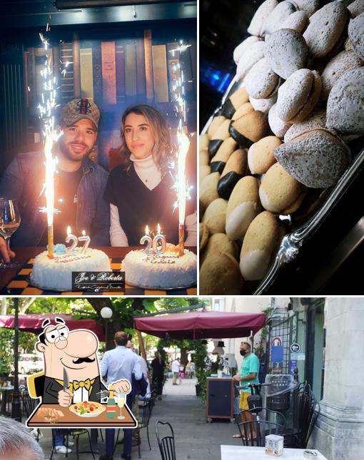 Questa è la immagine che presenta la cibo e interni di Bar pasticceria Joe & Roberta