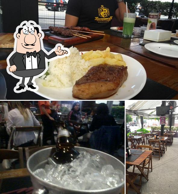 O interior do Churrasquinho Mu