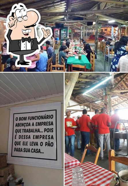 O interior do Recanto Mineiro Restaurante
