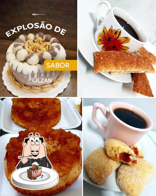 Bolo de chocolate em Gilzan Delicatessen