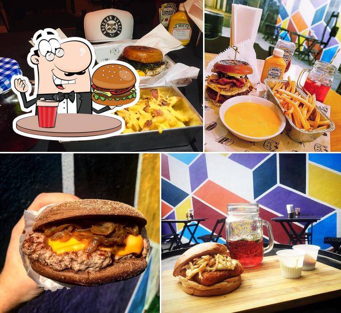 Os hambúrgueres do Raccoon Burger irão satisfazer diferentes gostos