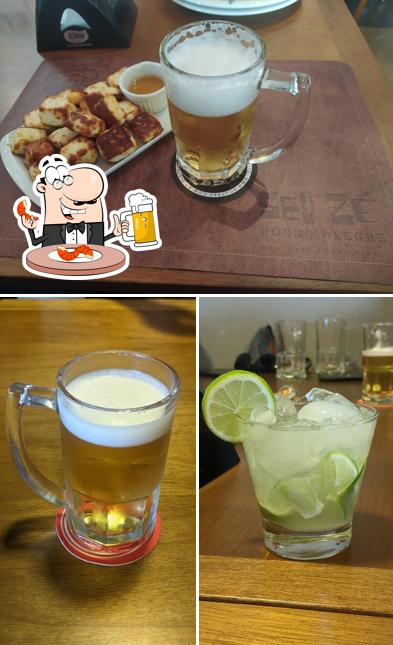 Você pode tomar um copo de cerveja leve ou escura